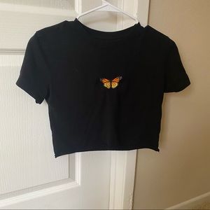 Cropped Tee from Brandy Melville